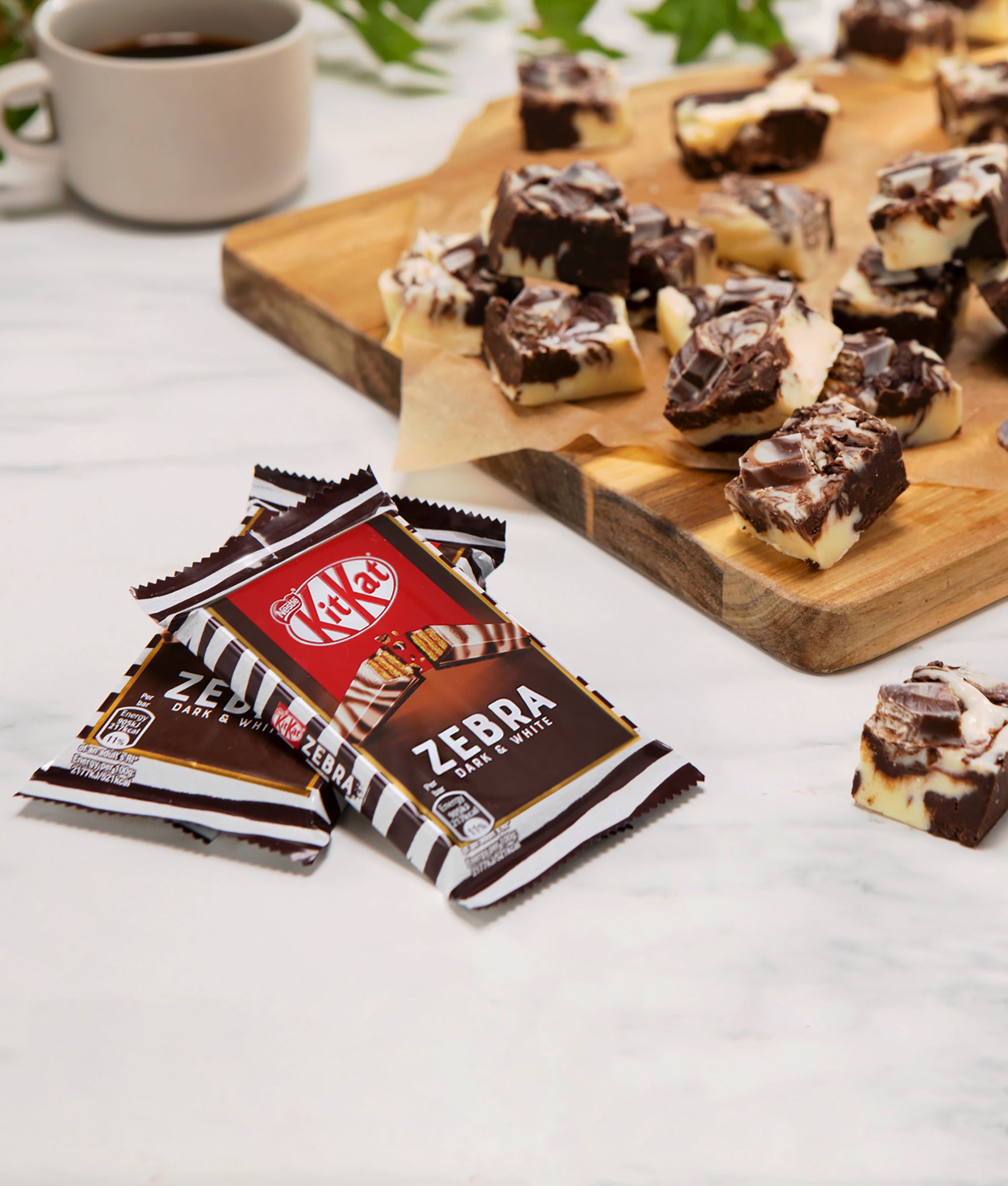 Zebra KitKat Chocolate Fudge Recipe